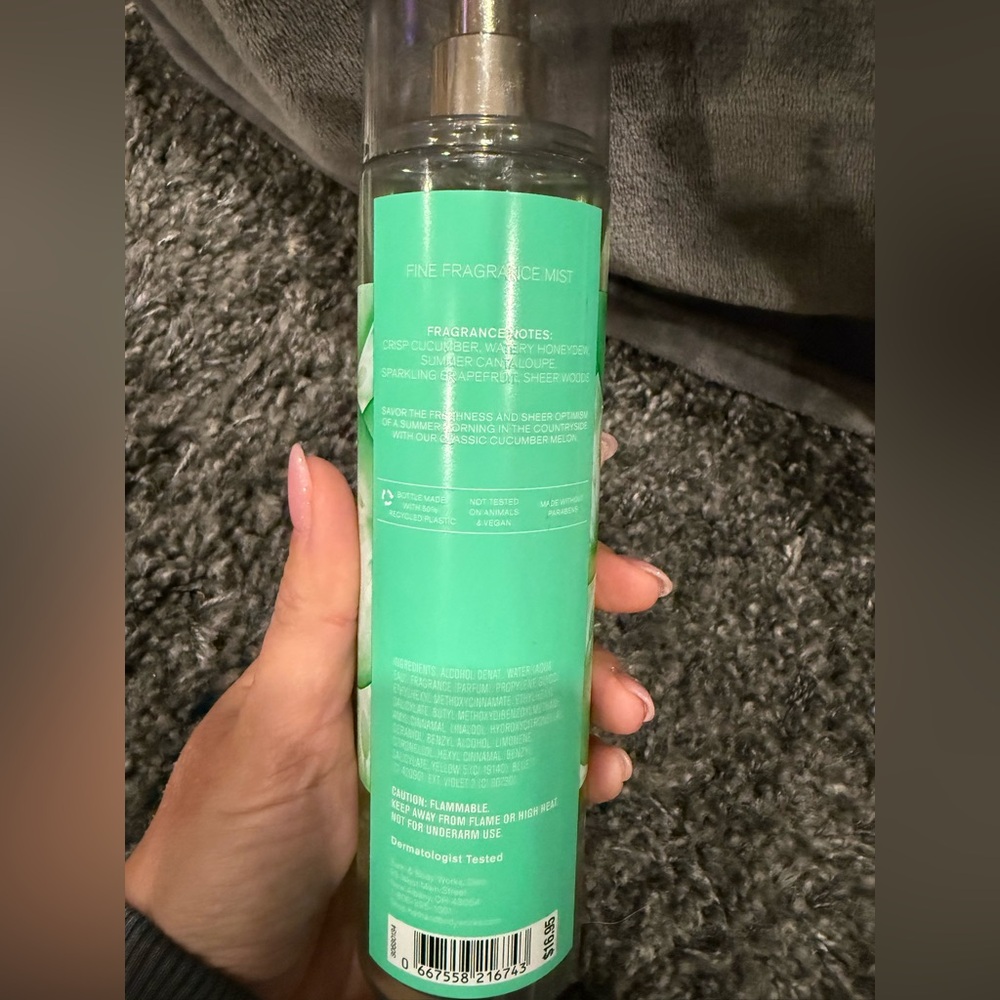 Cucumber melon body spray brand new by bath and body - Picture 2 of 2